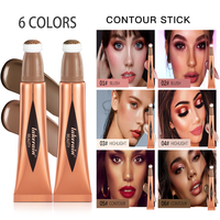 New Cream Bronzer Contour Blusher Beauty Wand Highlighter Blush With Cushion Liquid Face Bronzer Wand Stick Applicator Makeup