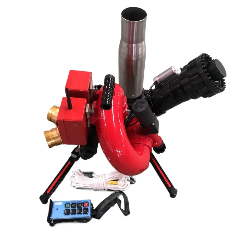 60L Lightweight 80 Fire Wireless Remote-Controlled Self-Oscillating Fire Water Cannon Flexible Remote
