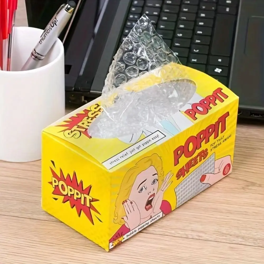 Bubble Paper Film Mini Bubble Wrap Transparent Circular Bubble Bubble Pumping Paper Press Pinch Burst Poppit Stress Sheets