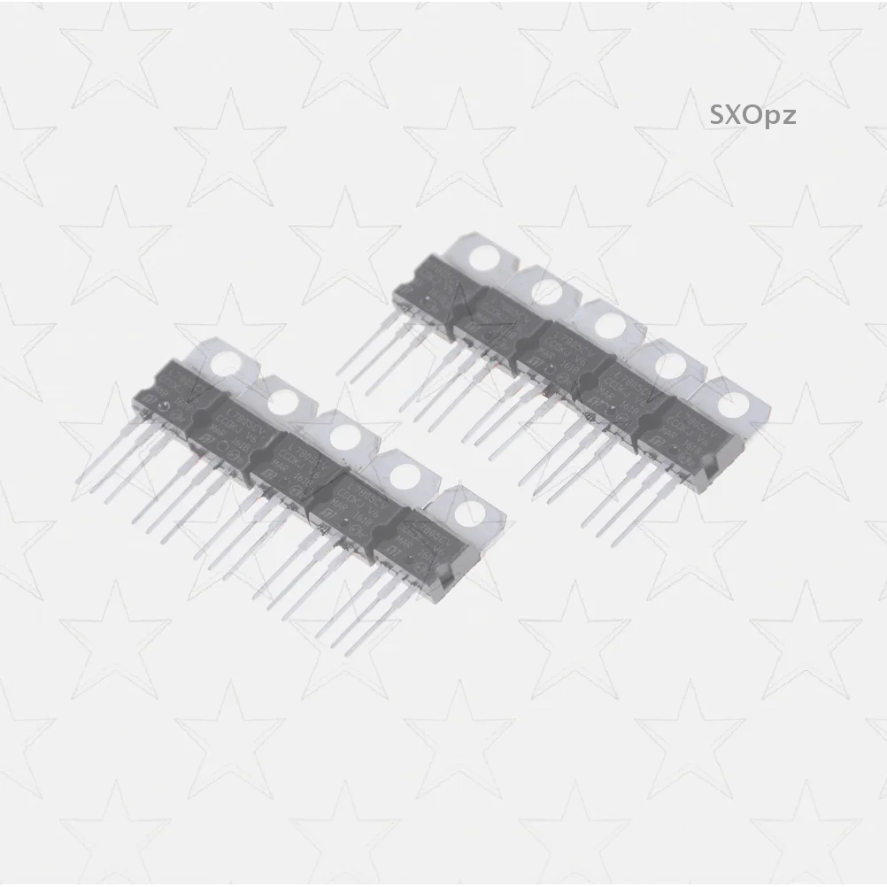 10 قطعة IC L7805CV L7805 TO-220 5 فولت الجهد المنظم