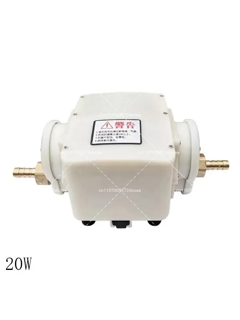 Natural Gas Booster Pump 25KPA 40L/min Biogas Copper Nozzle for Restaurant Kitchen Pipeline Gas Boosting 20W