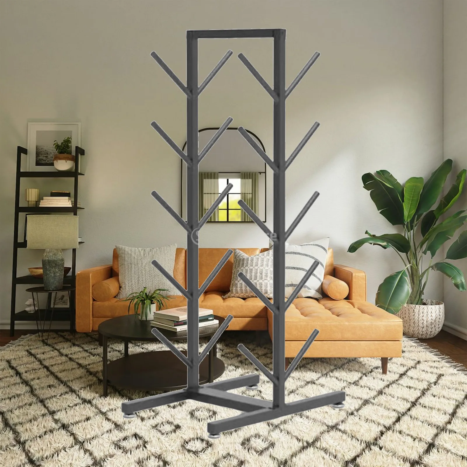 Versatile Snowboard Rack Compact Floor Stand for Skateboards Bikes Ski Storage Home Garage Display Organizer