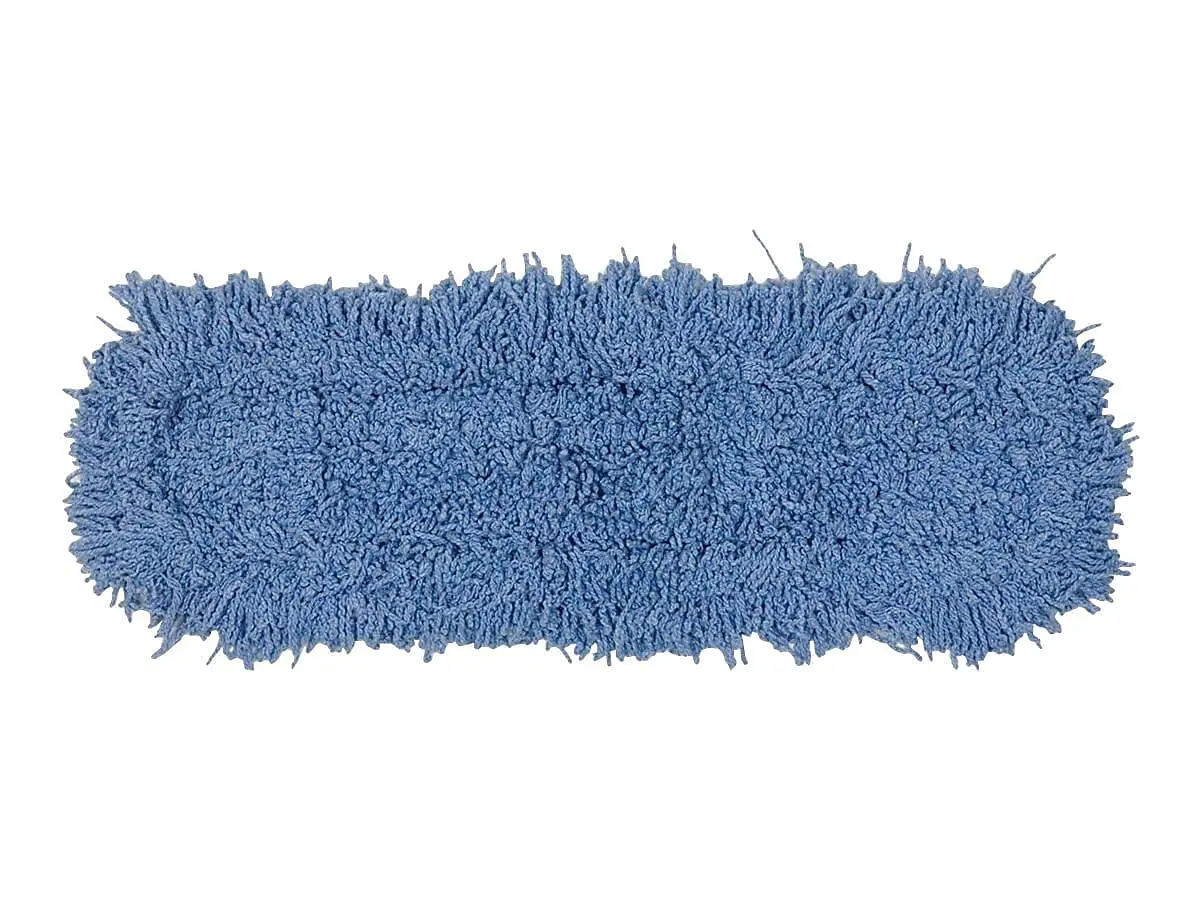 

Сменная насадка для швабры Twisted Loop-Dust Mop, 25 дюймов, синяя, для промышленного использования, подходит для стандартных рам швабр