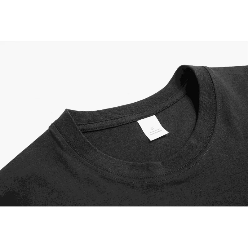 تي شيرت أسود للرجال قرص مرن ومحرك فلاش USB أنا والدك نمط مطبوع قطن عالي الجودة 180 جرام #5