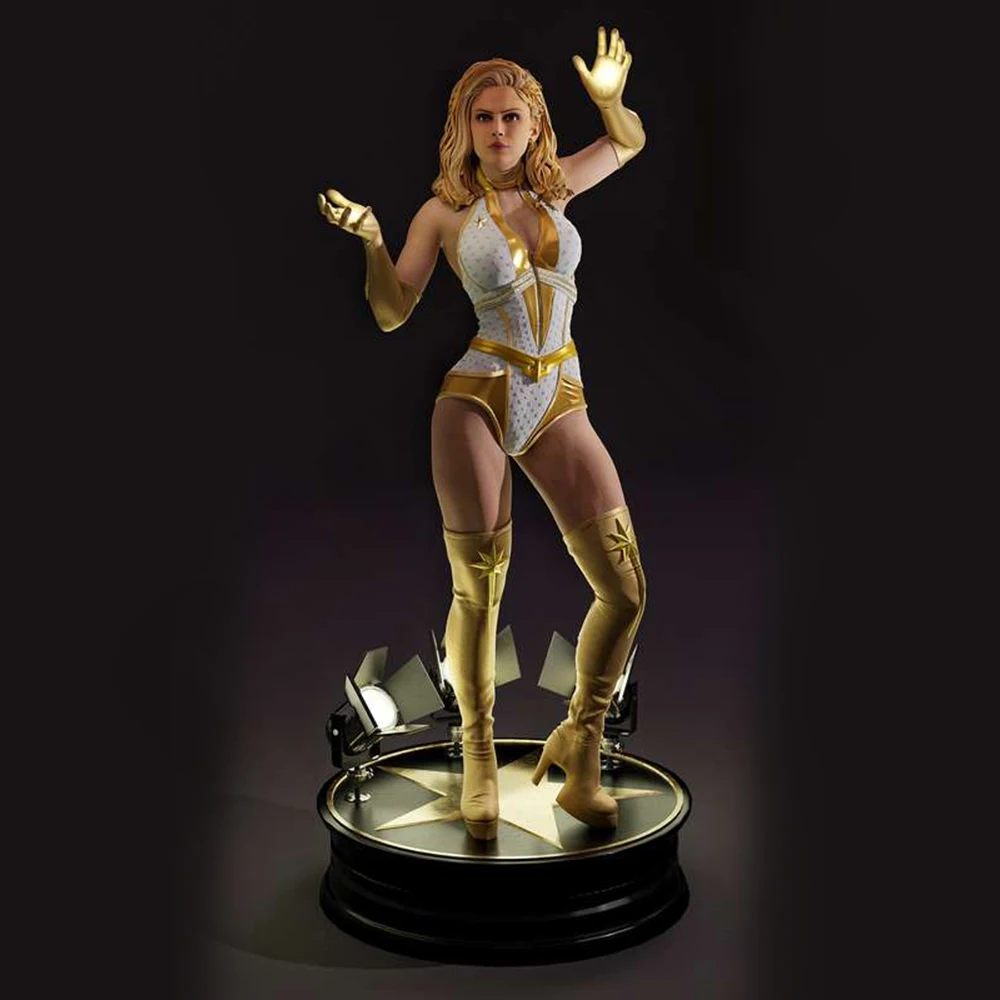 

1/24 Scale Powerful Belle Resin Figure Model Kit Unassembled Unpainted DIY Collectible Miniature Hobby Toy