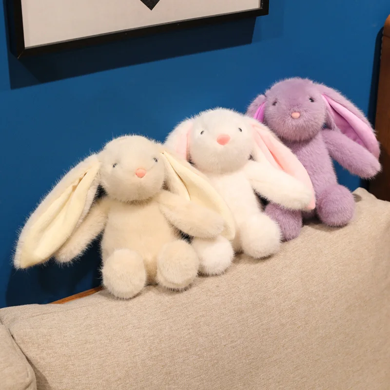 

Cross-border wholesale plush toys, adorable floppy-eared rabbit plush dolls, comforting baby dolls, girls' gifts