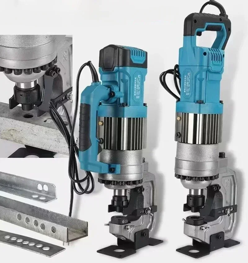 

Electric Hydraulic Punching Machine CPM-25 Angle Steel Channel Steel Puncher 10mm Thick Copper Aluminum Plate Punch Holes Opener