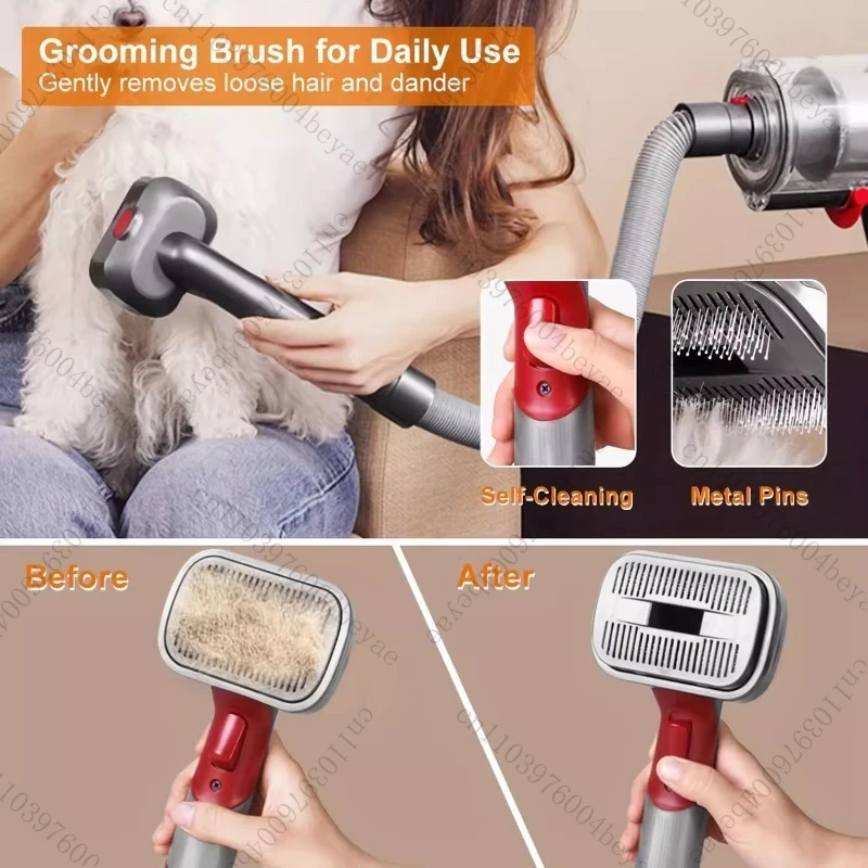 V7/8/10/11/15 Vacuum Cleaner Pet Brush Stray Hair Comb Needle Comb Open Knot Comb Extension Hose