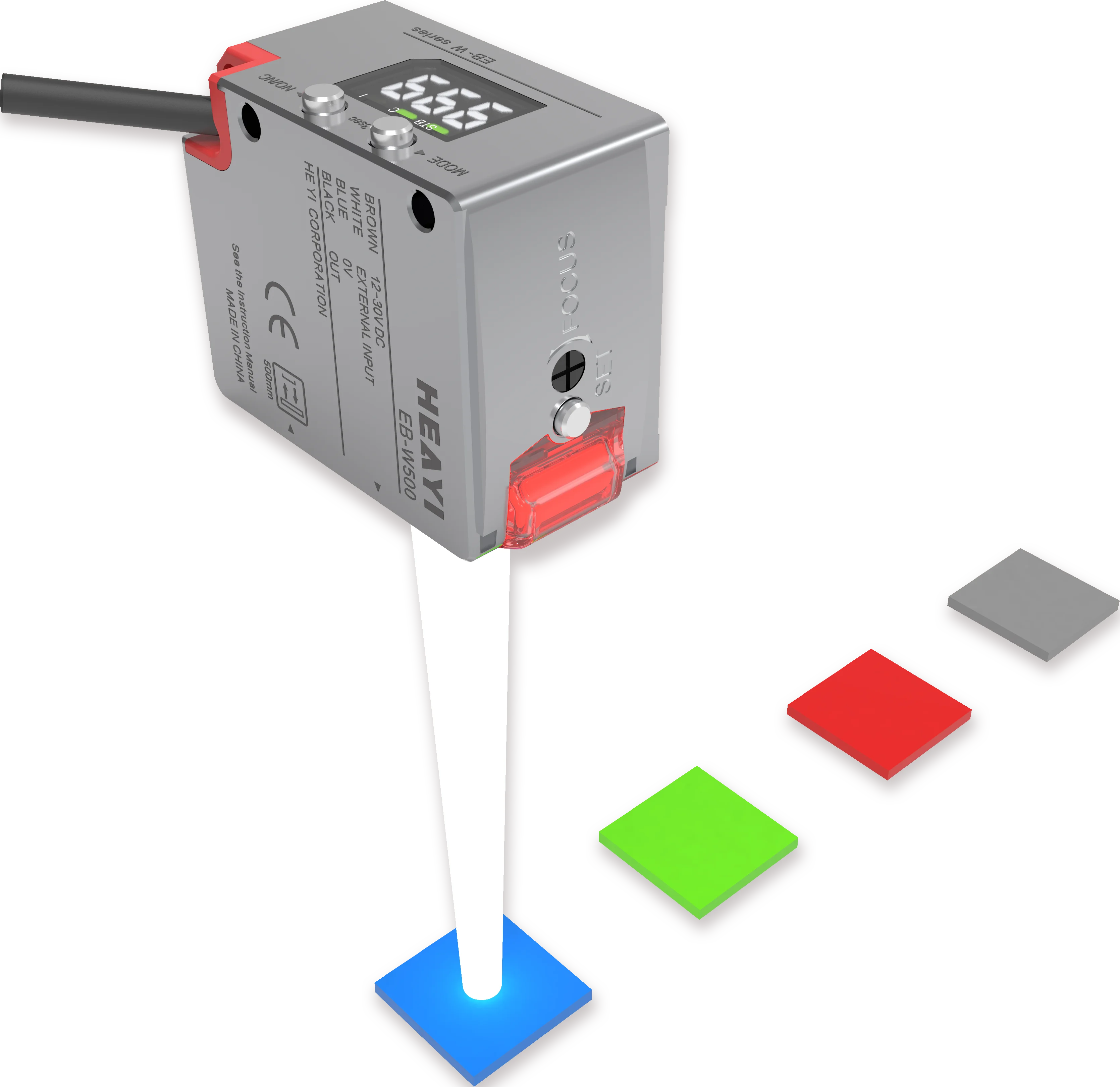 EB WF10 Digital Sensor Exceptionally Precise Color Detection with Unrivaled Reliability Lightning Fast Analysis Optical Sensor