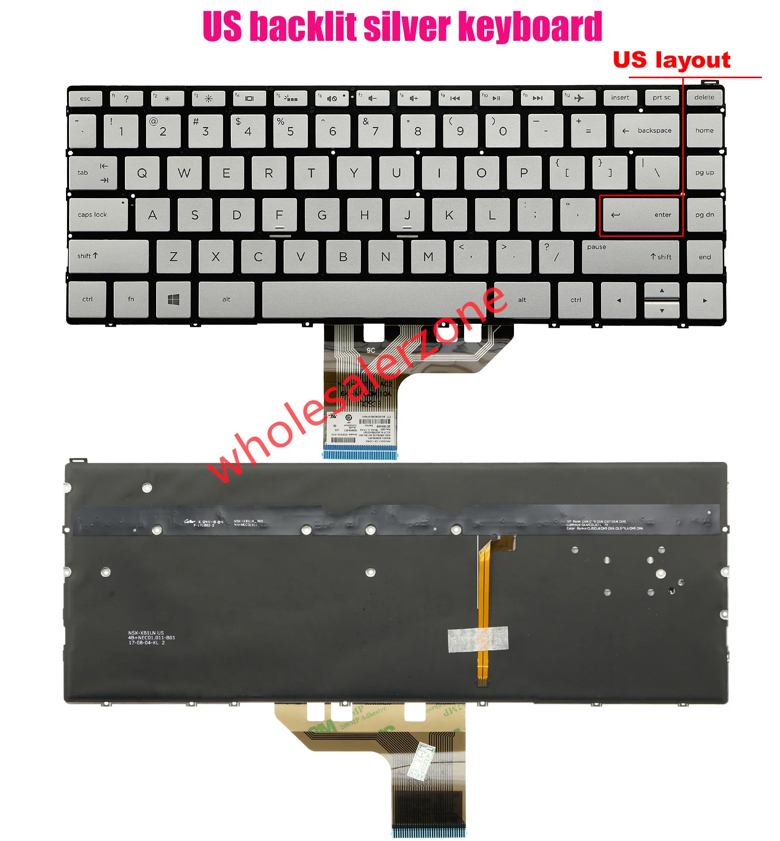 Keyboard HP Spectre x360 13-AC 13-W 13-AD 13-AE 13-AP series 13-AC011TU 13-AC012TU 13-AC013TU 13-AE004TU 13-AE027TU 13-AE001TU