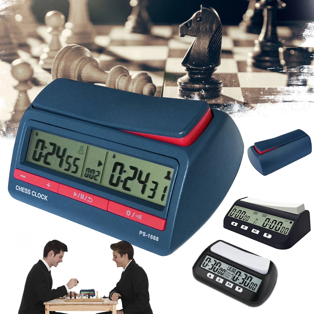 3-in-1 Multipurpose Portable Professional Chess Clock Digital Chess Timer Game Timer Competition Advanced Chess Digital Timer