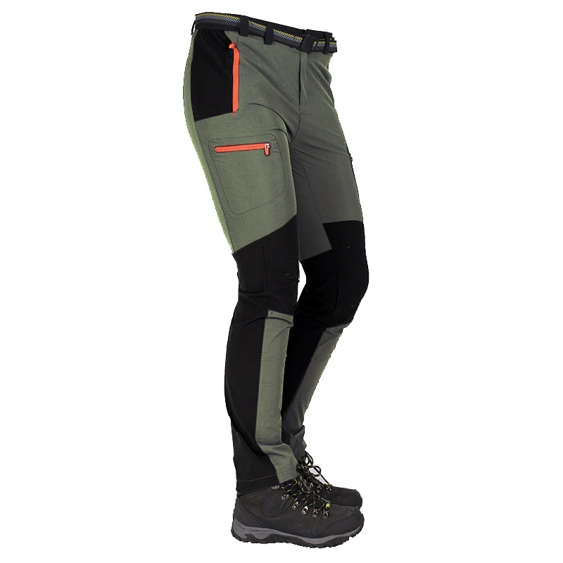 pantaloni-da-trekking-impermeabili-da-uomo-4-tasche-sicure-con-cerniera-pantaloni-elastici-leggeri-per-pesca-all'aperto-trekking-zaino-in-spalla-campeggio