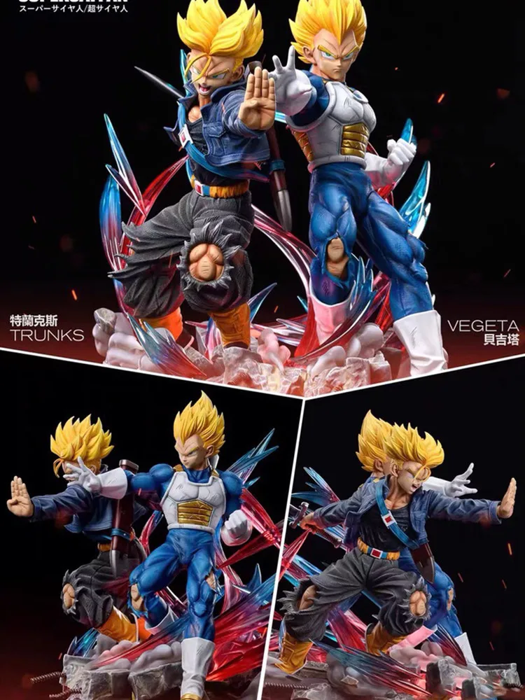 30cm Dragon Ball Z Figure Trunks Vegeta Anime Figures Gk Dbz Figurine Pvc Statue Doll Model Collection Decoration Decoration Toy