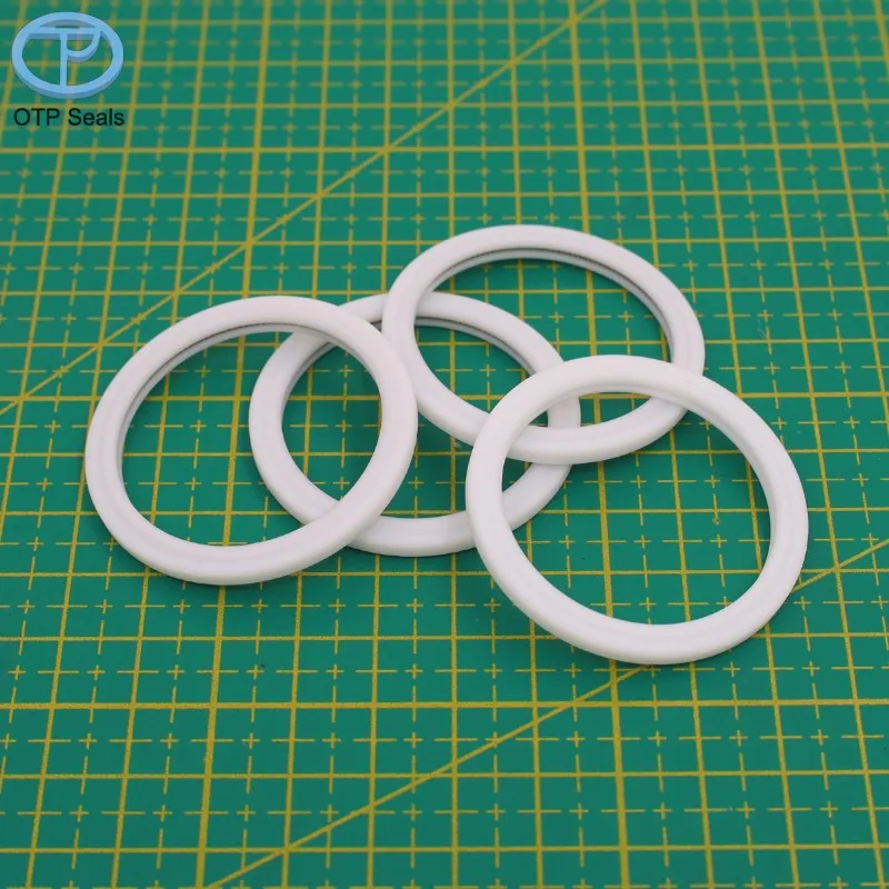 Custom Seals PTFE Spring Seal End Face Inner Abrasion Polytetrafluoroethylene H-Spring Factory Sealing Solutions OEM ODM