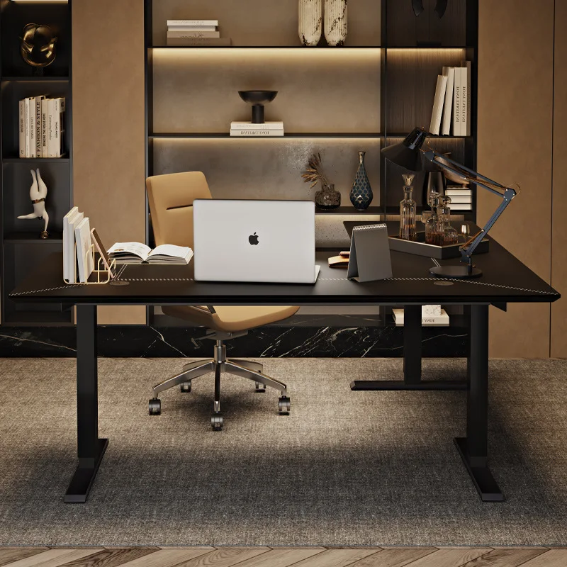 Electric lifting desk computer desktop desk home bedroom removable multi-function