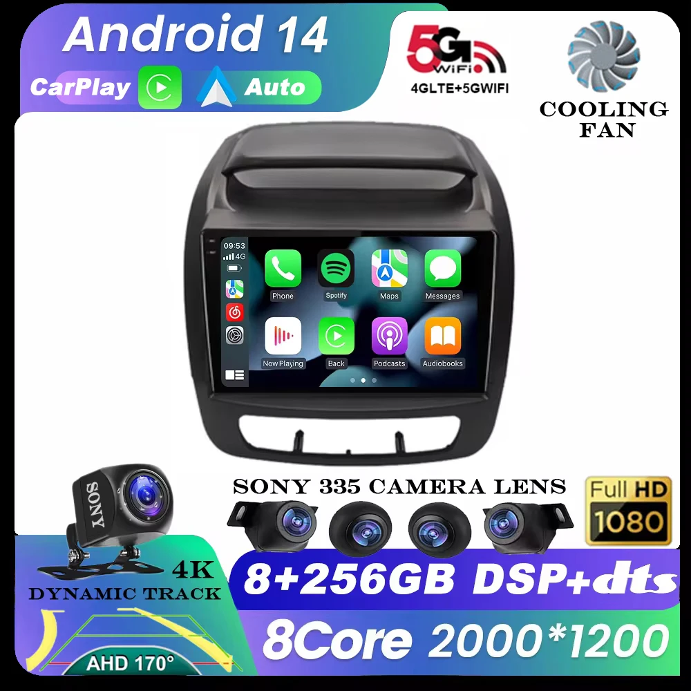 

Android 14 Car Radio For Kia Sorento 2012 - 2021 Stereo Multimedia Player GPS Navigation DSP Carplay Autoradio Head Unit No DVD