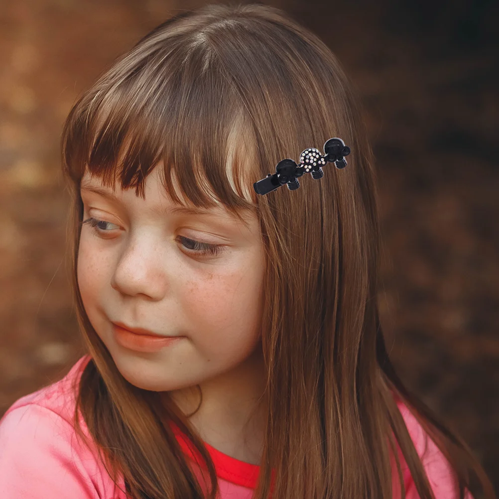 

6pcs Dark Spider Skull Hair Clips Decorative Rhinestone Barrettes for Halloween Costume Party Accessories Women Girls