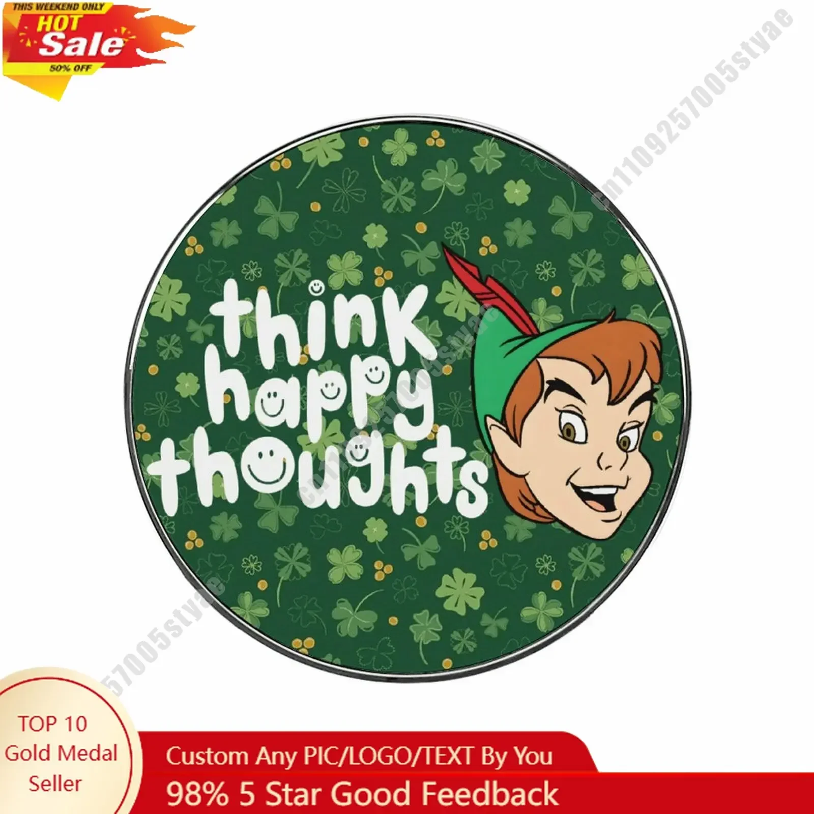 

Peter Pan Refrigerator Magnets Disney Themed Creative Custom Design Personalize Your Photo Text Cartoon Toy Home Decoration