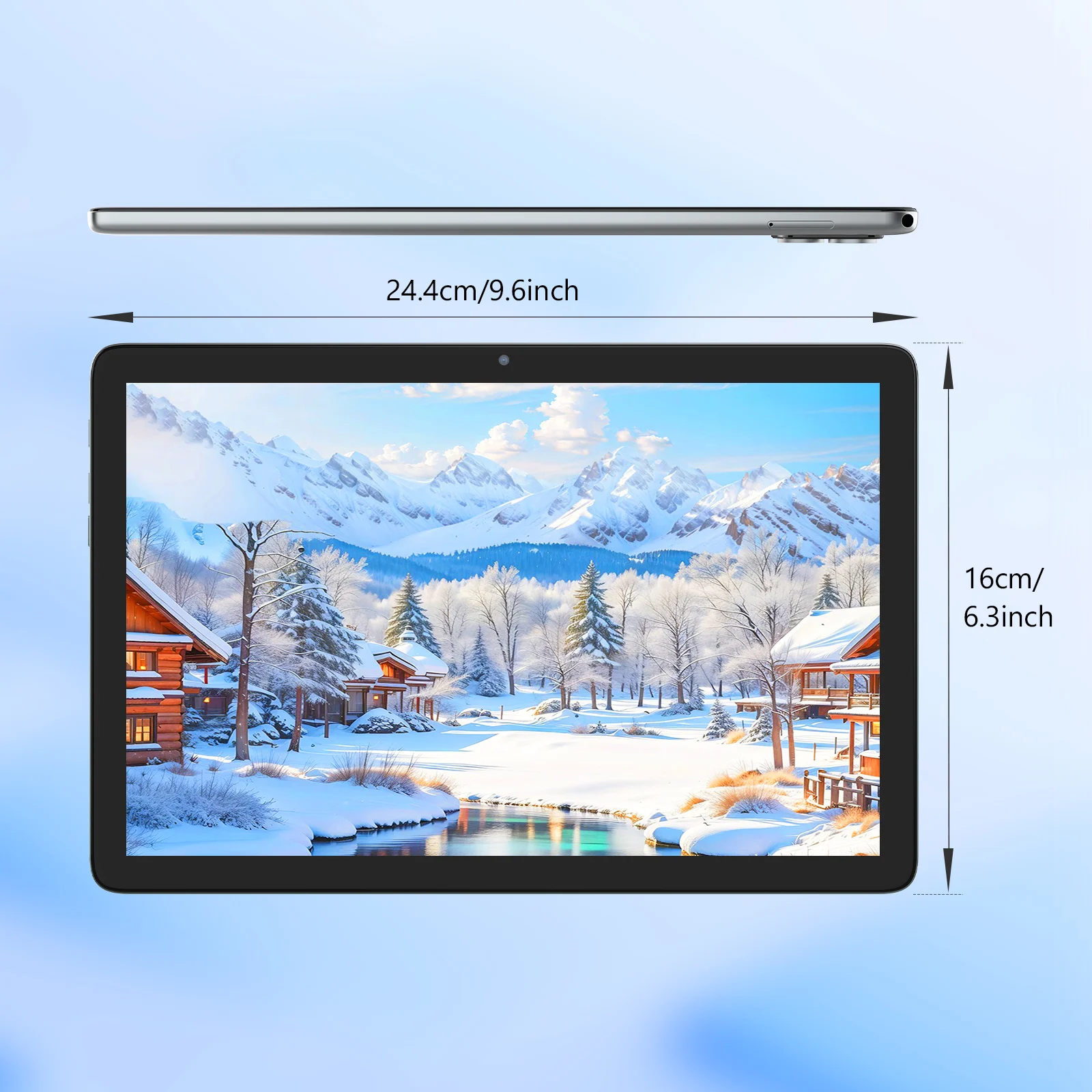 BAKEN Android Tablet 10.1 inches, 8(4+4)GB+128GB, Octa-core processor, 8000 Mah large capacity battery