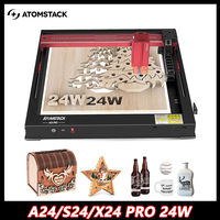 Atomstack A24 X24 Pro 120W Laser Output 24W Integrated Frame Diy Home Commercial Custom Laser Cutting And Engraving Machines