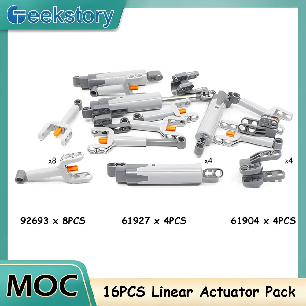 

Набор из 16 телескопических толкателей (линейных приводов) для конструкторов Technic, детали для моделей MOC, строительные игрушки 61904