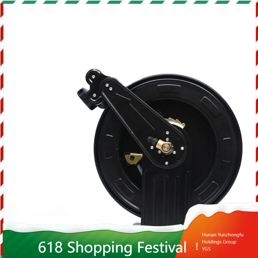 Retractable High Pressure Pipe Reel Auto Rewind Tool Reel For Grease And Water Pipeline Use