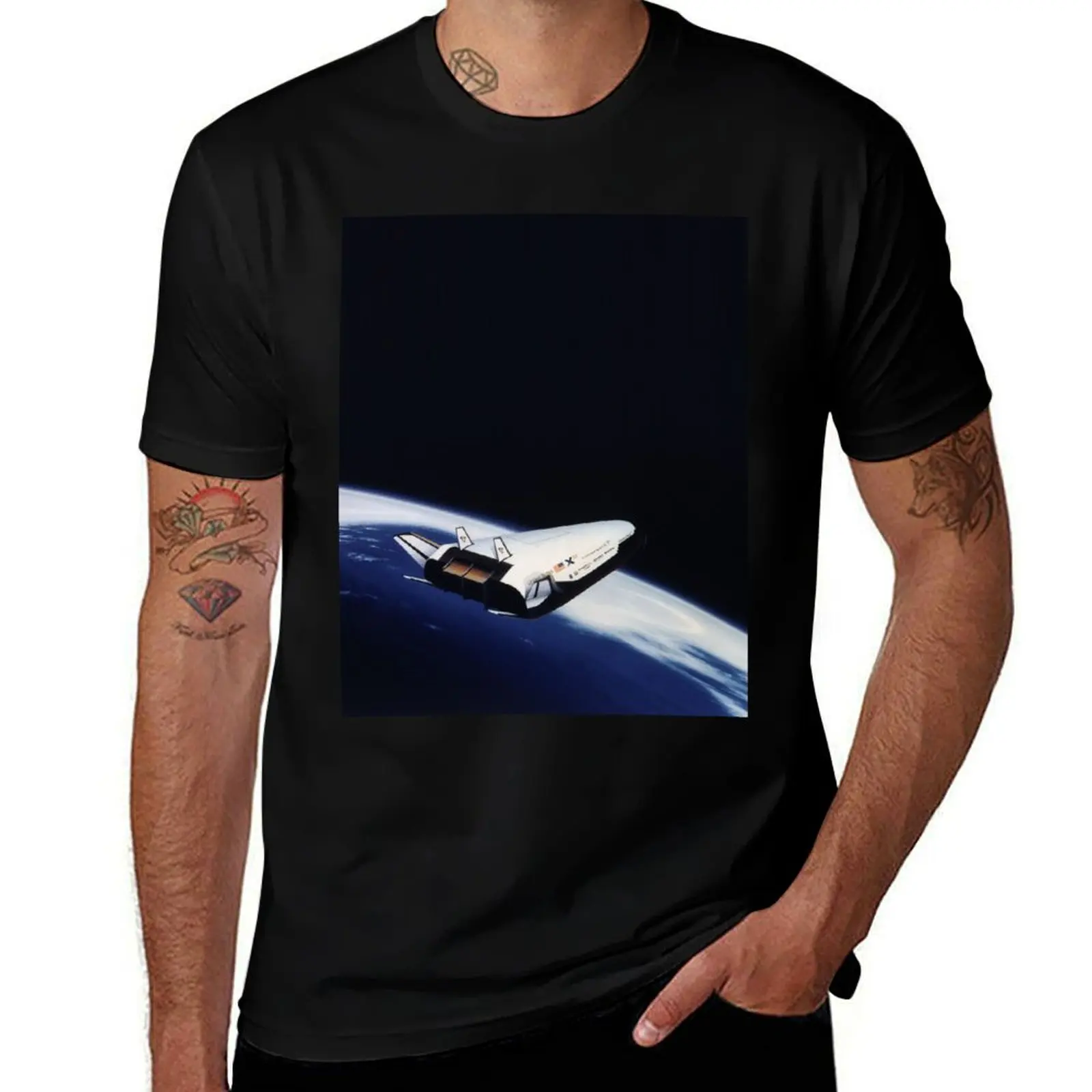 Футболка VentureStar Lockheed Martin X-33, легкая спортивная футболка для бега