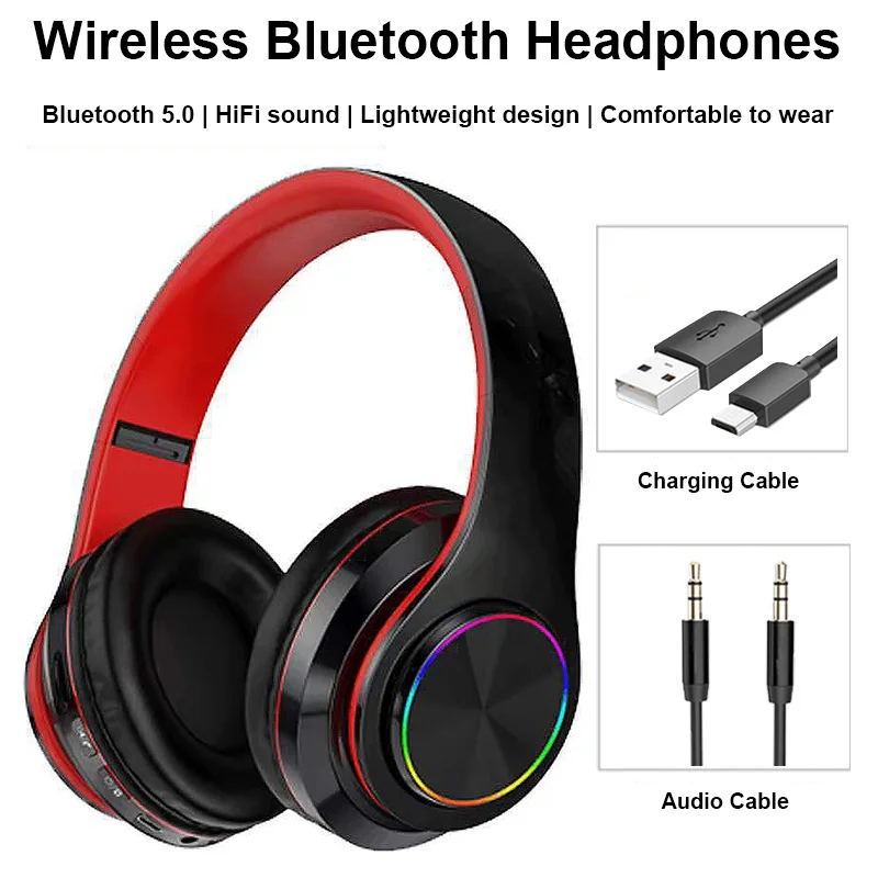 

B39 Pro Max Bluetooth Headphones Wireless Headsets Gaming Music Stereo Earphones Support TF-card For Xiami iPhone Smartphones