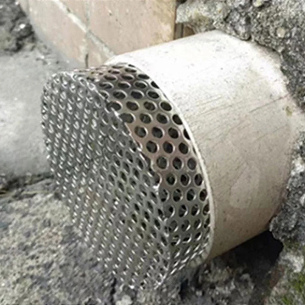 Copertura di drenaggio in acciaio inossidabile per protezione della grondaia del tetto esterno Filtro di scarico a pavimento Prevenzione dei detriti Sfiato a cupola