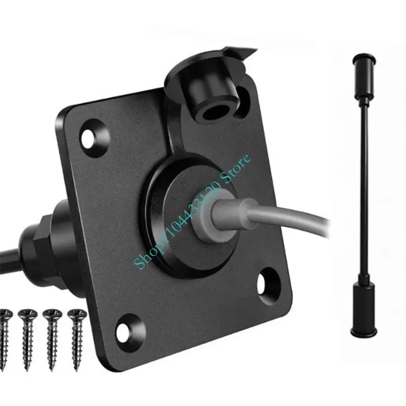 Wall Pass Through 5.5 x 2.1 Female Power Socket Universal Power Entry Solution Wall Socket Adapter Easy to Install