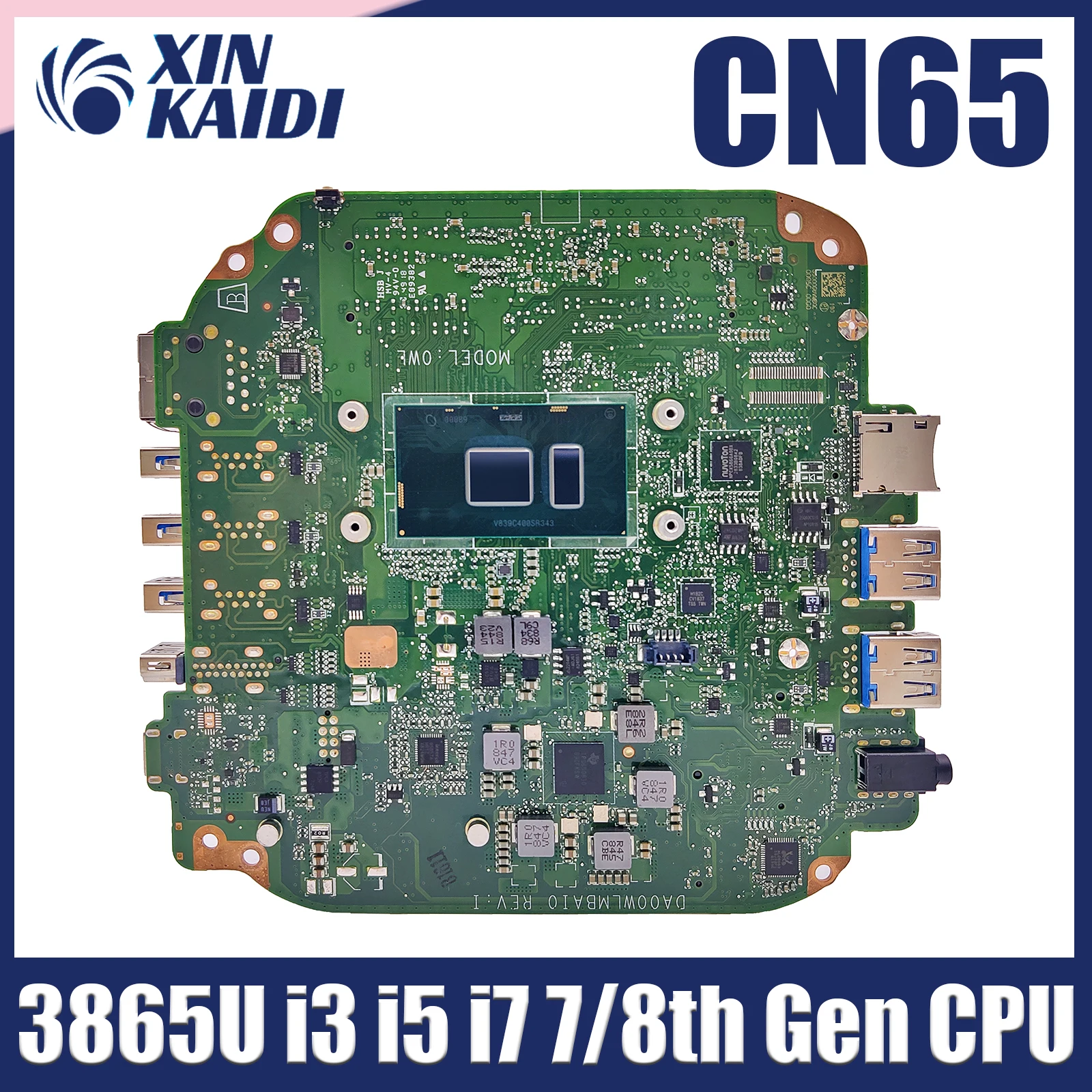 CN65 Mainboard For ASUS ASUS Chromebox 3 CN65 CN65H Laptop Motherboard  with i3-7100U i7-8550U CPU