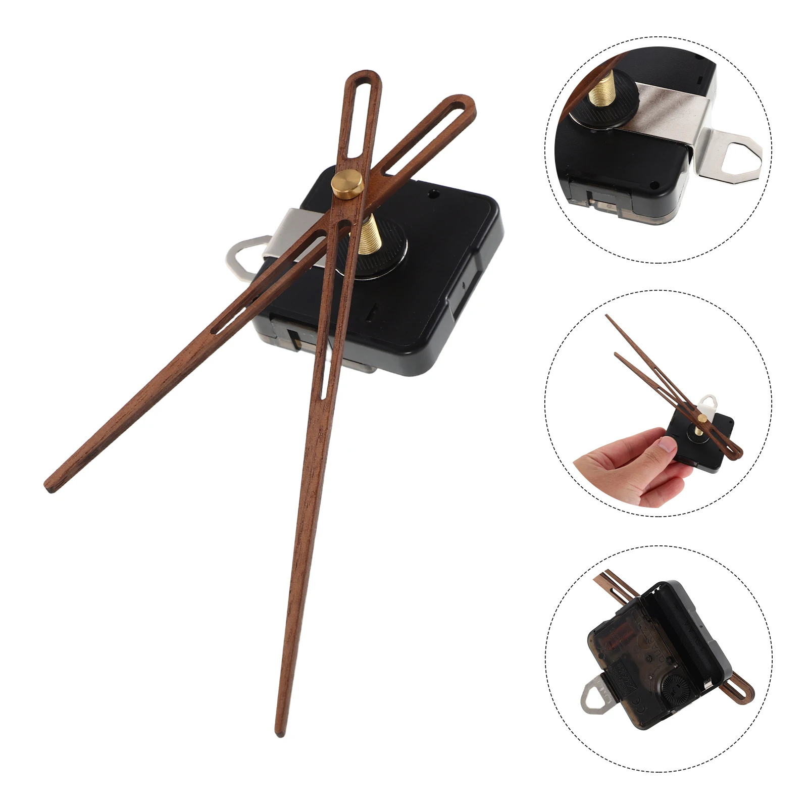 

1Set DIY Quartz Wall Clock Mechanism Kit Accurate Timekeeping Versatile Compatibility Clock Works Replacement Kit