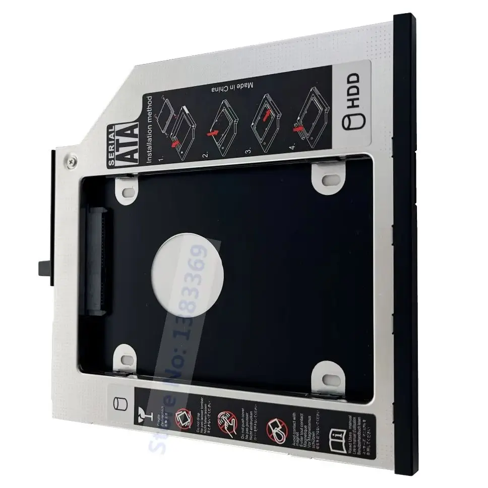 suporte-caddy-para-2º-disco-rigido-hdd-na-baia-Optica-para-lenovo-thinkpad-t400-t400s-t410-t410s-t410i-t410si-t420s-t420si-t430s-t430si