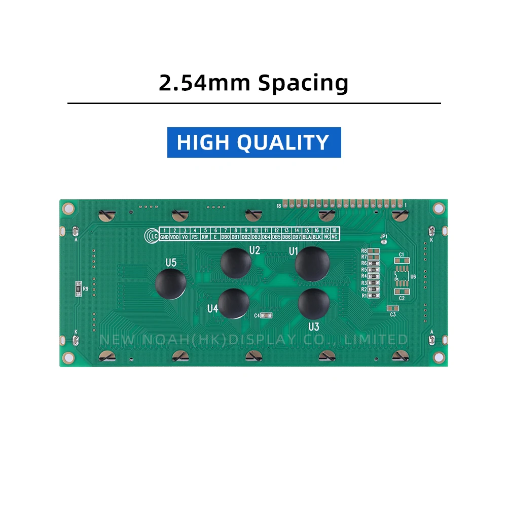 Russian Green Light Black Letters 2004C-3 LCM LCD Display 4X20 4002 18PIN Interface Module ST7066U Standard Interface Module