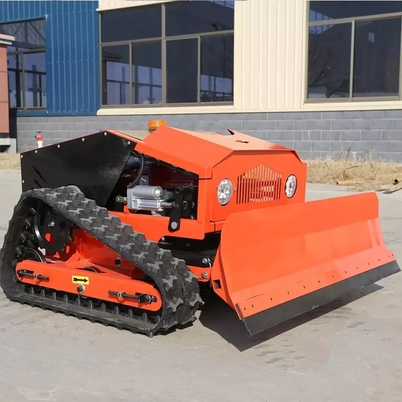 CE Approved Self Propelled Lawn Mower Robot Smart Remote Control Tractor with Snow Plow Borderless Auto Mowing Long - view 3