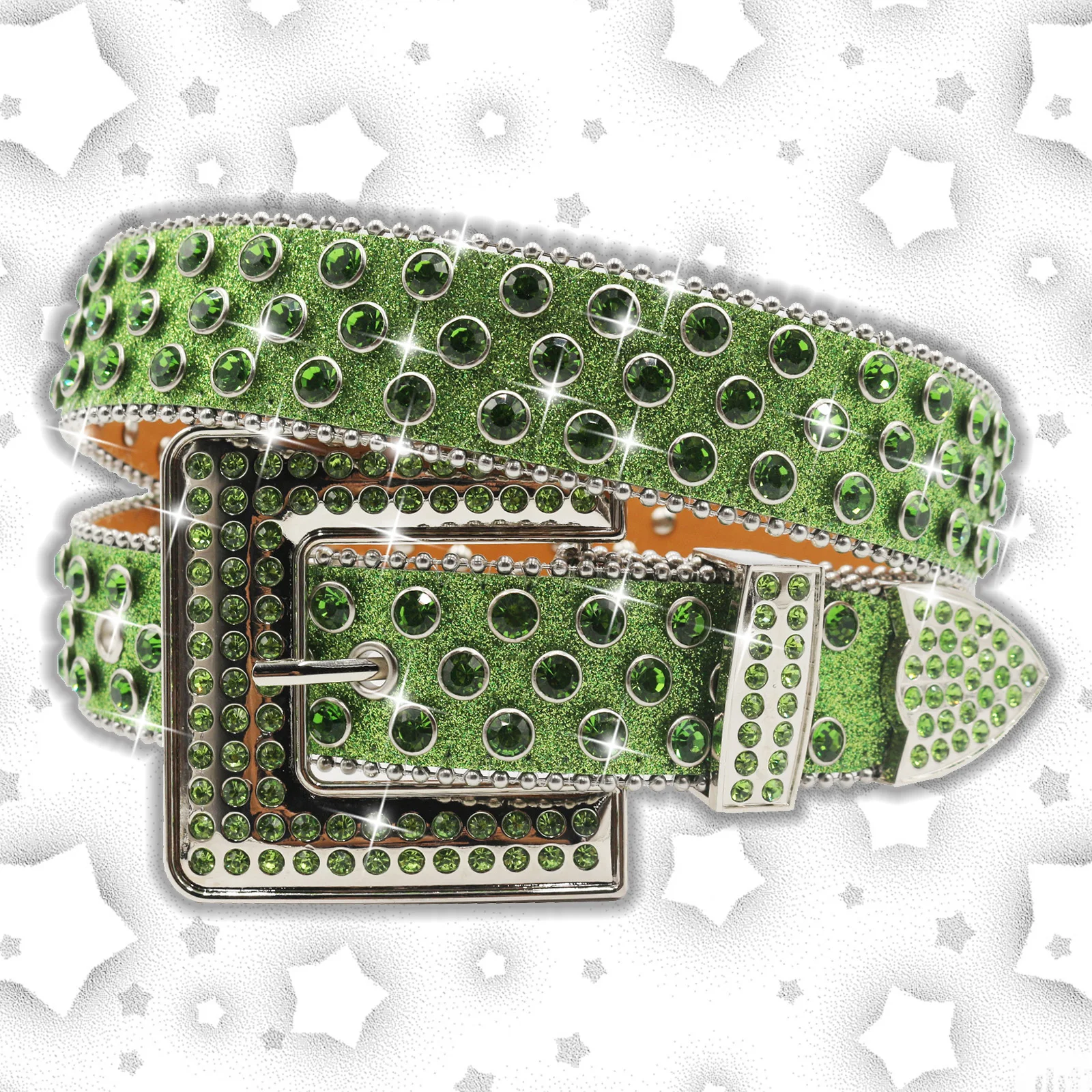 Cinturón occidental de diamantes de imitación con tachuelas de cristal, hebilla de Pin de lujo, Ceinture Femme, Jeans para hombre