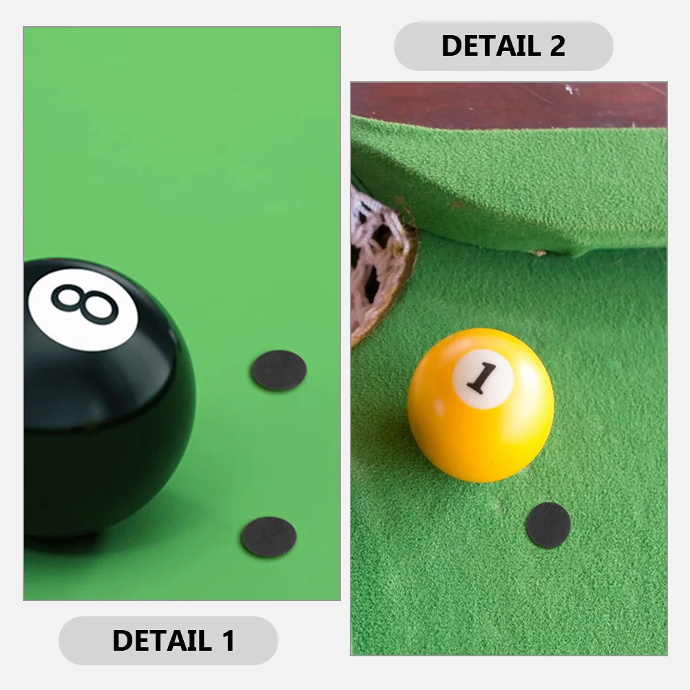 

3 Sheets Billiards Black Spots Pool Table Stickers Supplies Snooker Markers Reliable Dots Cloth Material Accessories For