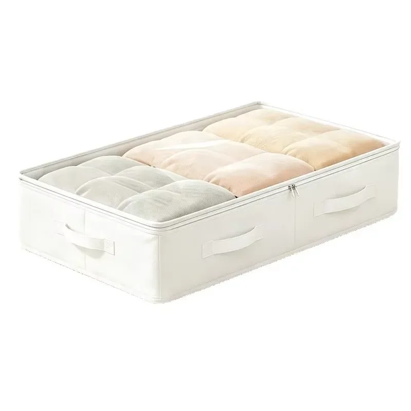 2 Piece Large Capacity Foldable Under Bed Storage Bag for Clothes and Bedding Home Organization