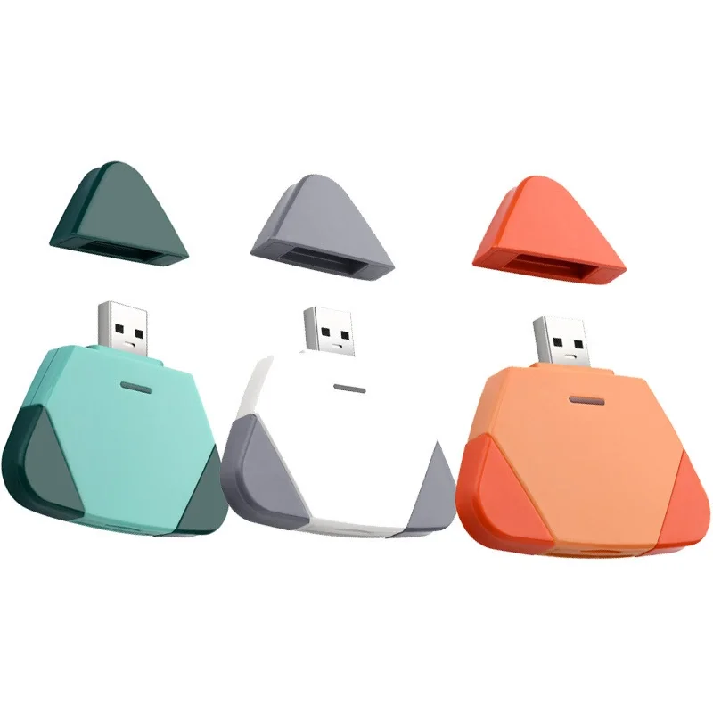 3-in-1 USB 3.0 SD TF Card Reader, OTG Adapter for Apple iOS & Android Devices, Magnetic Dustproof Design