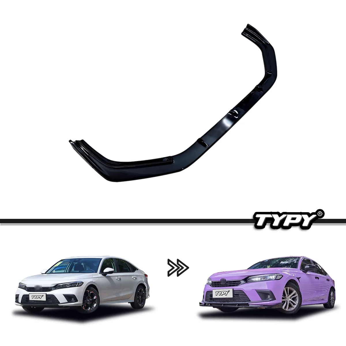 

Подходит для Honda 11-го поколения Civic модифицированные аксессуары MA задний брызговик задняя губа периферийный комплект кузова аксессуары 2022-2024