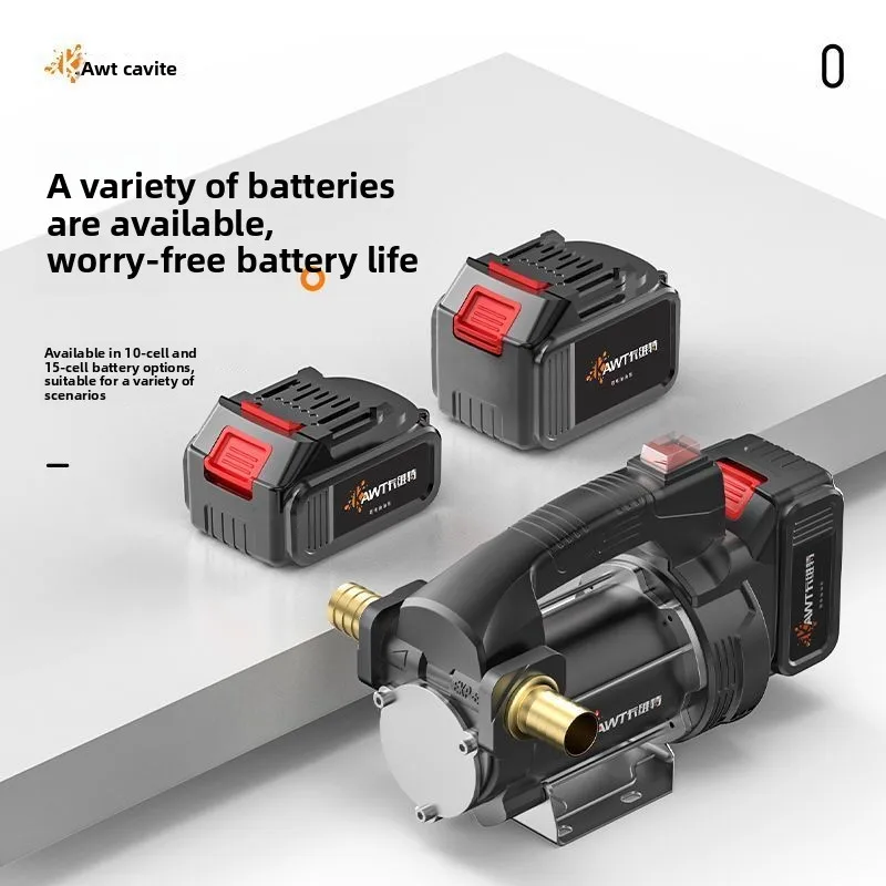 مضخة شفط زيت بطارية ليثيوم قابلة لإعادة الشحن أوتوماتيكية بالكامل عالية الطاقة، مضخة فتيلة ذاتية، خاصة لمضخة الديزل