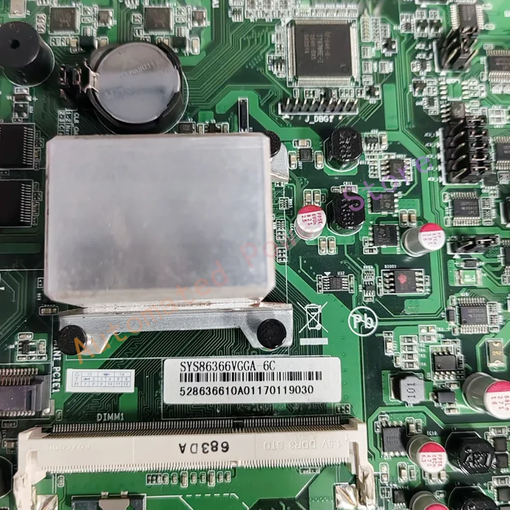 Industrial Control Computer Motherboard SYS86366VGGA-6C Dual Network Ports