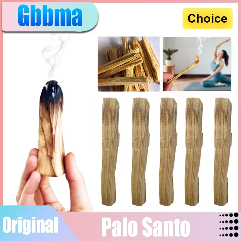 10PCS/1PCS Palo Santo Natural Incense Sticks Wooden Smudging Stick Aromatherapy Burn Wooden Sticks no Fragrance Home Living Room