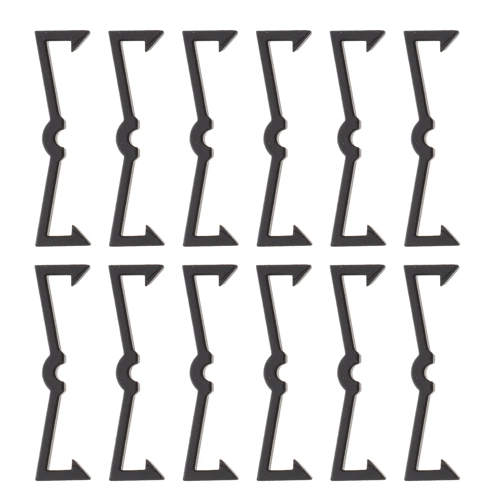 100Pcs Plastic Peg Locks Black Pegboard Hook Organizer Secure Display Hooks for Workshop Garage Utility Fixing Tool view 6