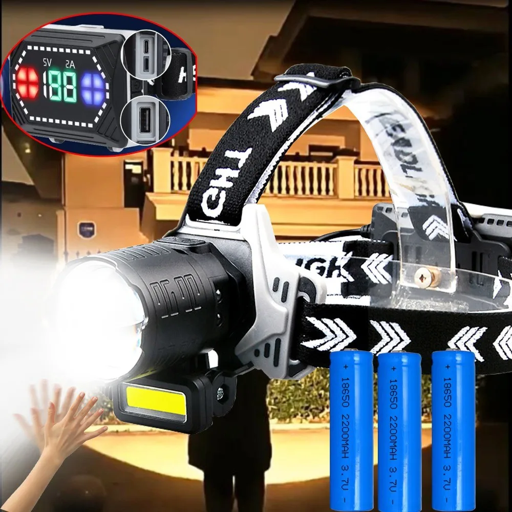potente-faro-frontale-con-sensore-luce-bianca-e-gialla-ricaricabile-zoom-regolabile-torcia-da-pesca-faretto-per-campeggio-e-attivita-all'aperto