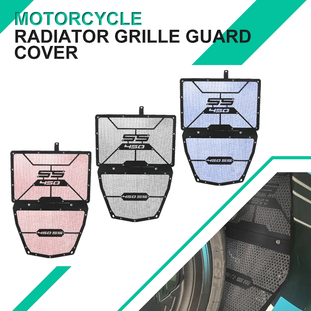 

For CFMOTO CF MOTO 450SR 450SS 450SR-S 450 SR SS SR-S 2022 2023 2024 Radiator Grill Guard oil cooler Guard Cover Motorcycle Set