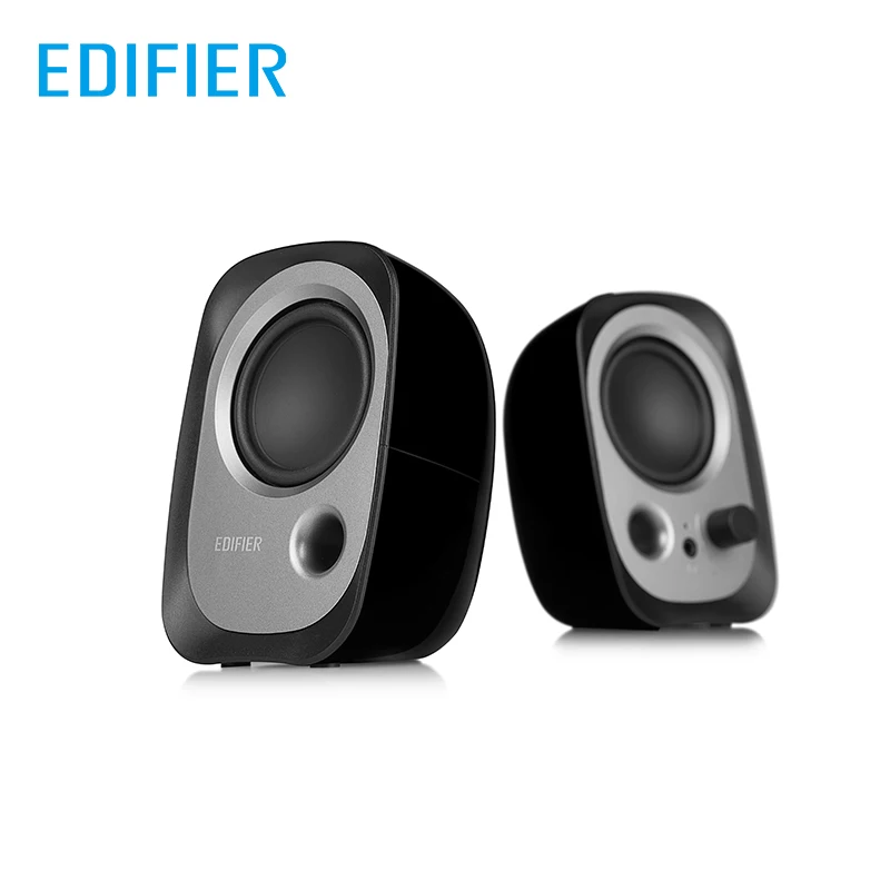Edifier R12U 2.0 Multimedia Speaker Desktop Computer Soundbar Mini USB Powered 3.5mm AUX Stereo Speakers for PC Laptop