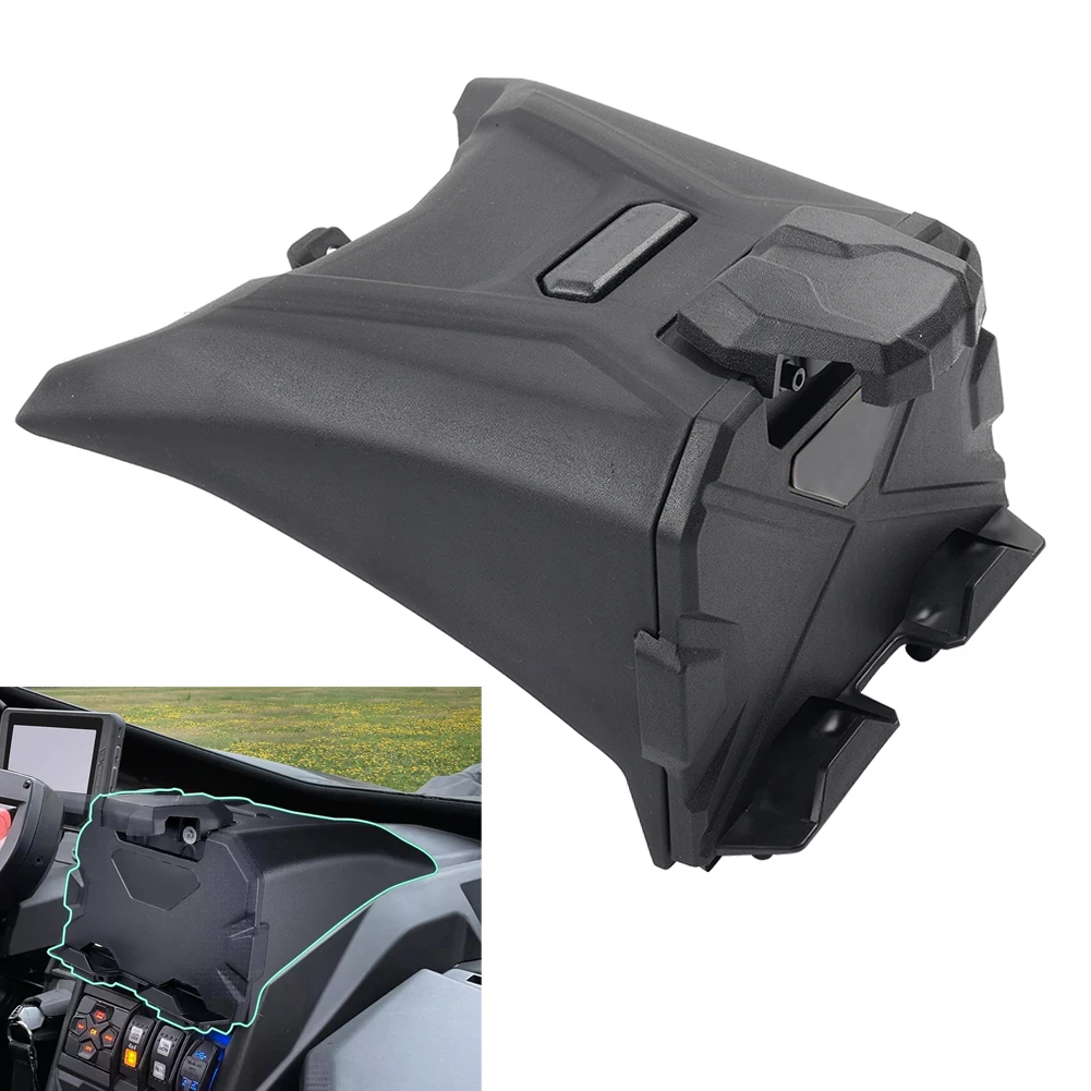 Smartphone Black Bracket with Integrated Storage Models Box Organizer Tray For 2017-2023 Can Am Maverick X3 Accessories