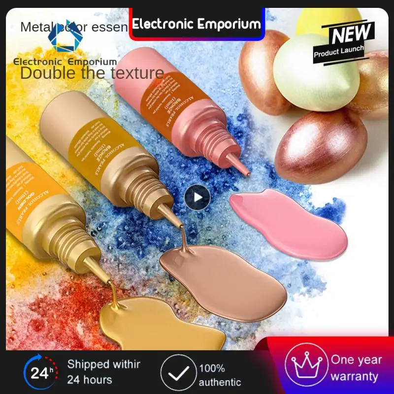 Resin Pigment Vignette Alcohol Ink Metal 12 Color Pigment Liquid Colorant 10/15ml Drop Gel Dye
