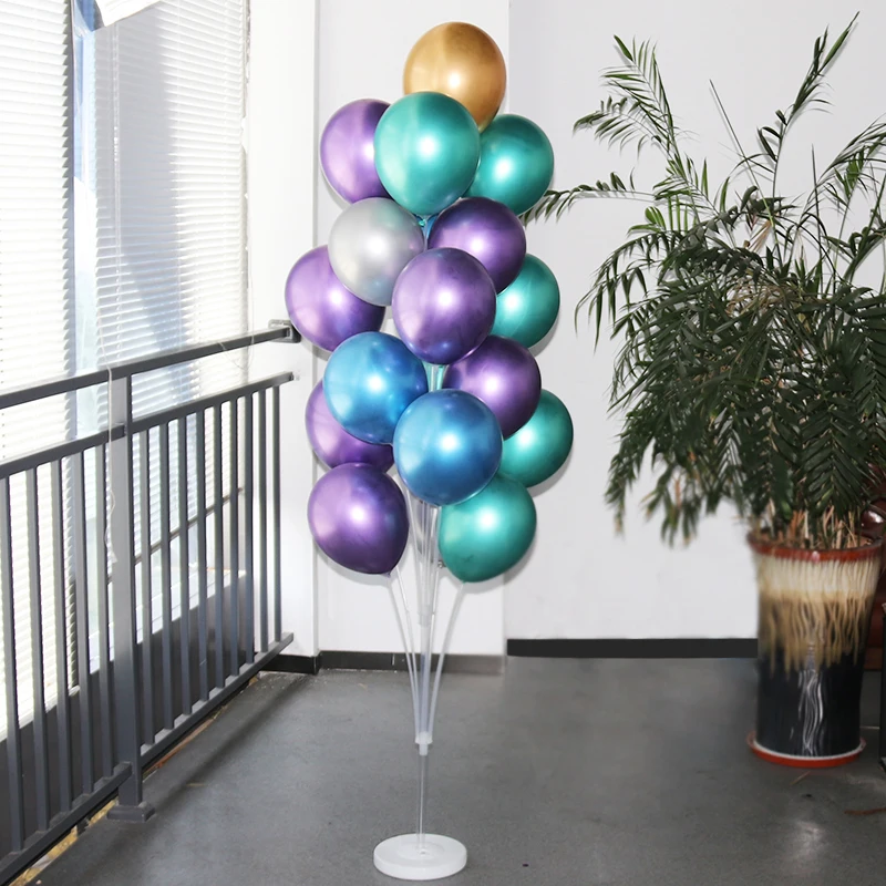 1/2sets Balloon Column Stand Kit Balloon Base Desktop Centerpiece Holder Birthday Wedding Baby Shower Party Balloon Supplies